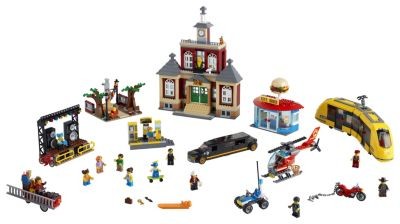 LEGO City Stadtplatz Городская площадь