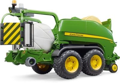 Bruder 02032 John Deere Rundballen- Presswickelkombination C441R 02032 Рулонный пресс-подборщик John Deere C441R с обмотчиком