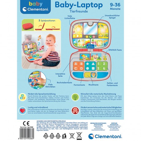 Clementoni Baby Clementoni Baby-Laptop Baby Clementoni детский ноутбук