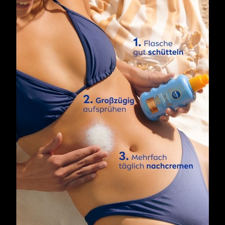 Nivea Schutz und Braune Sonnenspray  Защита и коричневый солнцезащитный спрей