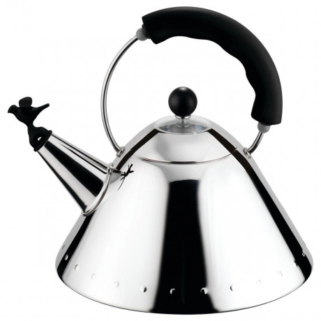 Alessi Alessi Wasserkessel 9093, Edelstahl Blau Чайник Alessi 9093, нержавеющая сталь
