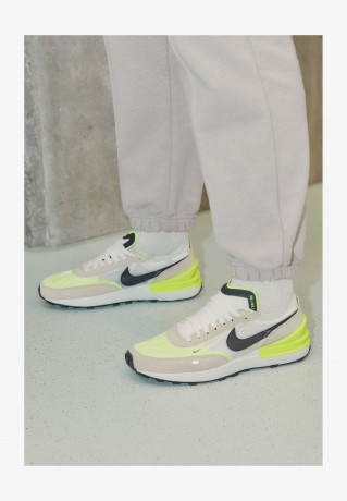 Nike Sportswear WAFFLE ONE Sneaker low summit white/black/volt WAFFLE ONE кроссовки женские низкие саммит белый/черный/вольт