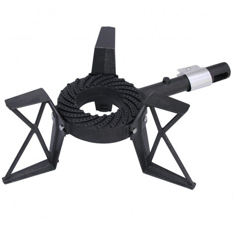 Mucola Mucola Gaskocher Hockerkocher 3 Bein Gaskocher Gasbrenner Campingkocher Gusseisen Stahl, (Premium-Gaskocher), regulierbar  Газовая плита Mucola, табурет, плита, газовая плита на 3 ножках, газовая горелка, походная плита, чугунная сталь, (газовая пл