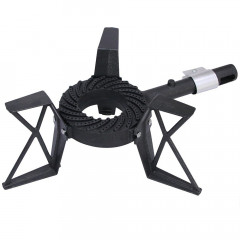 Mucola Mucola Gaskocher Hockerkocher 3 Bein Gaskocher Gasbrenner Campingkocher Gusseisen Stahl, (Premium-Gaskocher), regulierbar  Газовая плита Mucola, табурет, плита, газовая плита на 3 ножках, газовая горелка, походная плита, чугунная сталь, (газовая пл