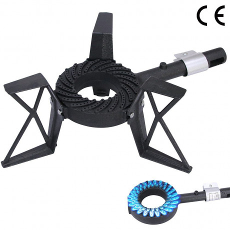 Mucola Mucola Gaskocher Hockerkocher 3 Bein Gaskocher Gasbrenner Campingkocher Gusseisen Stahl, (Premium-Gaskocher), regulierbar  Газовая плита Mucola, табурет, плита, газовая плита на 3 ножках, газовая горелка, походная плита, чугунная сталь, (газовая пл