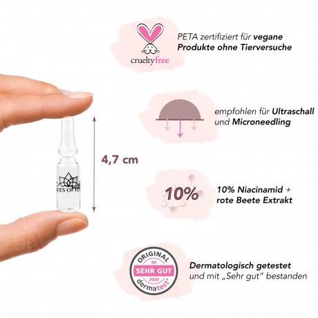 FACES OF FEY 10 % Niacinamid Booster Ampullen 30 x 1,3 ml  10% ниацинамидные бустерные ампулы 30 x 1,3 мл