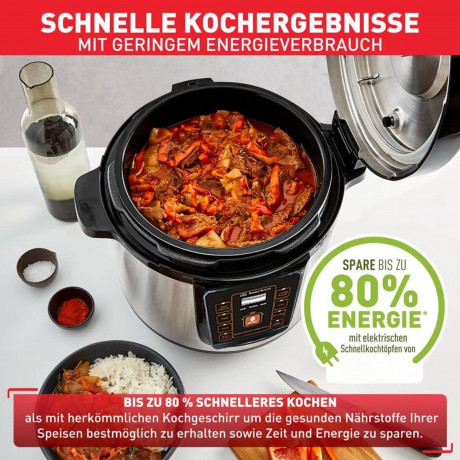 Mutoy Mutoy Reiskocher Digitaler Reiskocher mit Dampfgarer weiss,Multikocher 6 Liter, 1000,00 W, Schnellkochtopf,Warmhaltefunktion, Timer,8 Automatische Programme  Рисоварка Mutoy, цифровая рисоварка с пароваркой, белая, мультиварка 6 литров, 1000,00 Вт, 