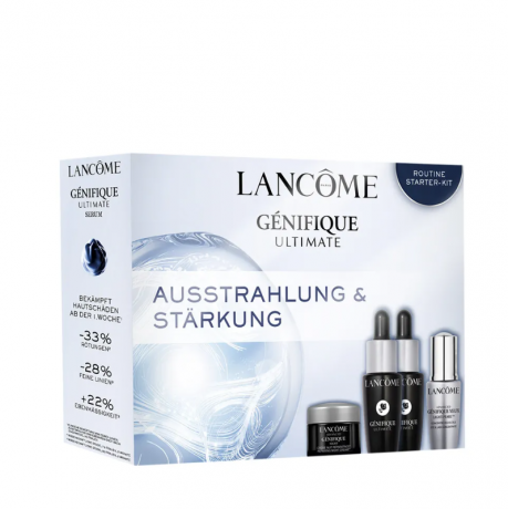 LANCOME Genifique Pflegelieblinge Set Подарочный набор: 1шт сыворотка для кожи вокруг глаз 5 мл + 1шт ночной крем 5 мл + 2шт сыворотки для лица 7 мл