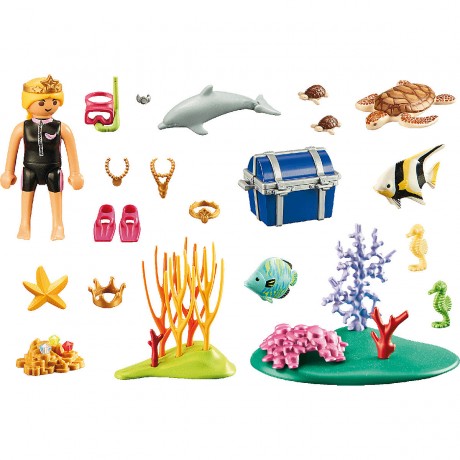 PLAYMOBIL PLAYMOBIL 70678 Geschenkset Schatztaucherin PLAYMOBIL 70678 Подарочный набор Treasure Diver