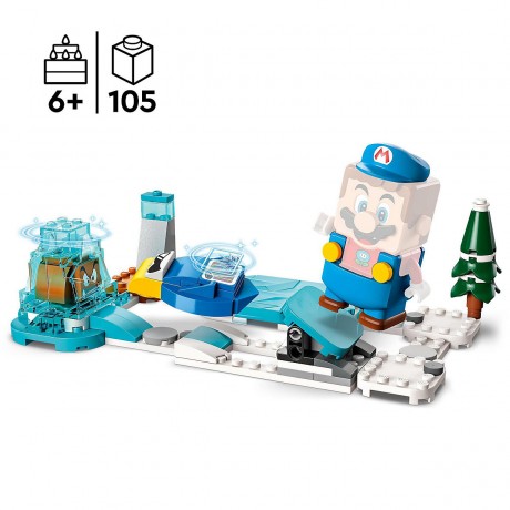 LEGO LEGO Super Mario 71415 Eis-Mario-Anzug Erweiterungsset LEGO Super Mario 71415 Дополнительный набор «Костюм Ледяного Марио»