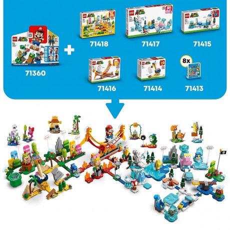 LEGO LEGO Super Mario 71415 Eis-Mario-Anzug Erweiterungsset LEGO Super Mario 71415 Дополнительный набор «Костюм Ледяного Марио»