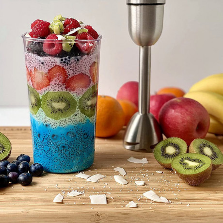 KLAMER KLAMER Stabmixer KLAMER Stabmixer Set 800 Watt, 4 in 1 Purierstab Edelstahl mit stufen…  Ручной блендер KLAMER Набор ручных блендеров KLAMER мощностью 800 Вт, очищающий стержень 4 в 1 из нержавеющей стали с…