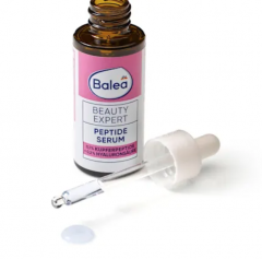 Balea Serum Beauty Expert Peptide, Сыворотка для лица с пептидами: 0,1% пептидов меди + 0,2% гиалуроновой кислоты + 5% глицерина, 30мл