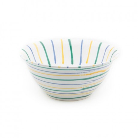 Gmundner Keramik Gmundner Keramik Buntgeflammt Salatschussel d: 33 cm / h: 14 cm / 4,5 L Керамическая салатница Gmundner с красочным пламенем д: 33 см / высота: 14 см / 4,5 л