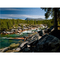 CALVENDO Puzzle CALVENDO Puzzle Weite Nadelwalder und raue Flusse Пазл CALVENDO Puzzle Широкие хвойные леса и бурные реки