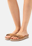 Tommy Hilfiger MOLDED FOOTBED FLAT  Mules summer cognac ПЛАТФОРМА С ФОРМОВАННЫМИ СТУПИЦАМИ Мюли летний коньяк