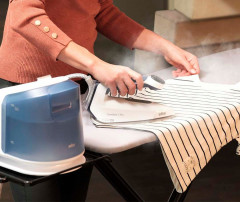 Braun Braun Dampfbugelstation CareStyle 7 Pro IS7282 Dampfbugelstation weiss/blau  Паровая гладильная станция Braun CareStyle 7 Pro IS7282 паровая гладильная станция белый/синий