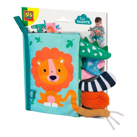 SES Creative Stoffbuch Sensory Tiere Тканевая книга Сенсорные животные