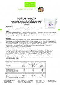 Krauterhaus Sanct Bernhardt Redukta-PLUS Cappuccino value pack, 1200 г