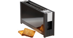 ritter ritter Langschlitz-Toaster volcano 5 schwarz, 950 Watt, fur 2 Scheiben Toast  schwarz Тостер Ritter Volcano 5 с длинными слотами, черный, 950 Вт, на 2 ломтика тостов