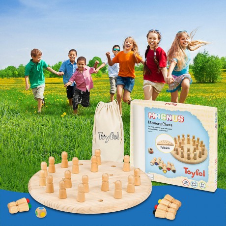 Toyfel Memory Schach Gedachtnisspiel Magnus 40x40cm Игра в шахматы на память Magnus 40x40см