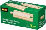 BRIO 1\/2 gerade Gleise 1/2 прямые дорожки