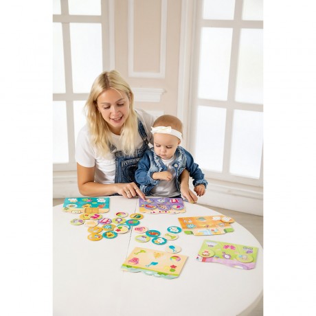 Montessori LOTTO. Wovon traumen die Madchen? ЛОТО. О чем мечтают девушки?