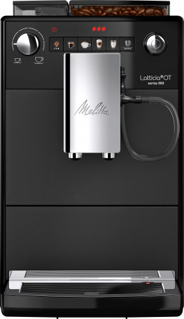 Melitta Melitta Kaffeevollautomat Latticia One Touch F300-100, schwarz, kompakt, aber XL Wassertank  XL Bohnenbehalter  Полностью автоматическая кофемашина Melitta Latticia One Touch F300-100, черная, компактная, но резервуар для воды XL, контейнер для зе
