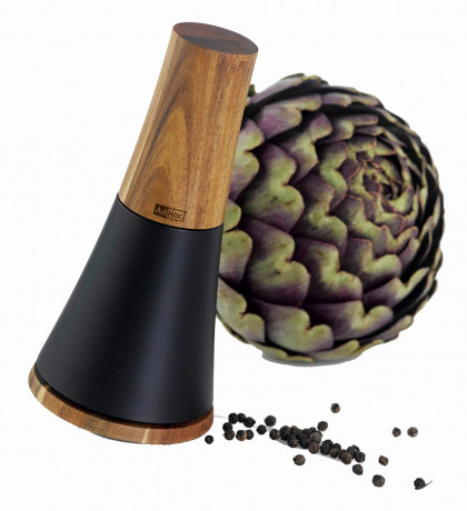 Ad Hoc Ad Hoc Pfeffer- oder Salz-Kreiselmuchle0 akazie Специальная гироскопическая мельница для перца или соли