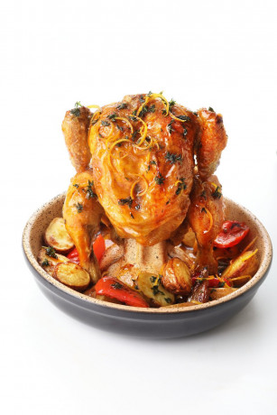 Lafer Lafer Geflucgelroster Multi-Chicko BBQ schwarz Lafer Poultry Жареный мульти-цыпленок-барбекю