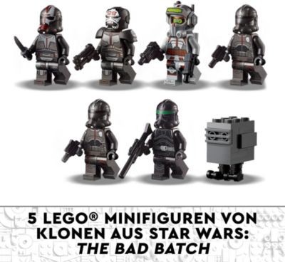 LEGO LEGO Star Wars 75314 Angriffsshuttle aus The Bad Batch Боевой шаттл LEGO Star Wars 75314 из сериала «Плохая партия»