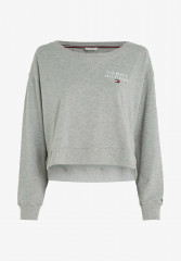 Tommy Hilfiger LOGO  Pyjama top light grey heather ЛОГОТИП пижамный топ светло-серый вереск