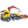 Bruder 03750 MAN TGS Abschlepp-LKW mit Roadster und L+S Module Эвакуатор 03750 MAN TGS с родстером и модулями L+S