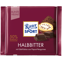 Ritter Sport Halbbitter Горький шоколад 100г