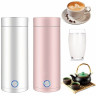 Yoyaxi Yoyaxi Reise-Wasserkocher Tragbarer Wasserkocher, Reisen, 400-ml-Thermobecher-Heisswasser-Tee-Kaffee-Heizgerat Rosa Дорожный чайник Yoyaxi, портативный чайник для путешествий, 400 мл, термокружка, нагреватель для горячей воды, чая, кофе