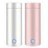 Yoyaxi Yoyaxi Reise-Wasserkocher Tragbarer Wasserkocher, Reisen, 400-ml-Thermobecher-Heisswasser-Tee-Kaffee-Heizgerat Rosa Дорожный чайник Yoyaxi, портативный чайник для путешествий, 400 мл, термокружка, нагреватель для горячей воды, чая, кофе