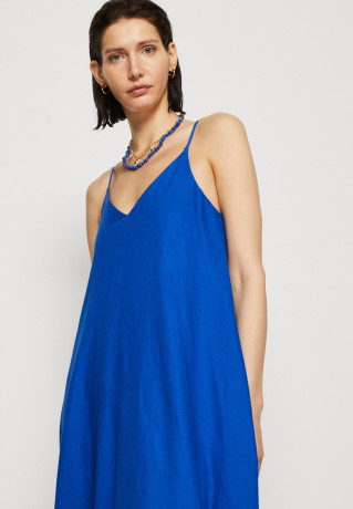 Tommy Hilfiger LONG DRESS  Maxi dress ultra blue ДЛИННОЕ ПЛАТЬЕ Платье макси ультра синий