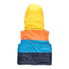 boboli Steppweste mit Kapuze Colorblock стеганый жилет с капюшоном и цветными блоками