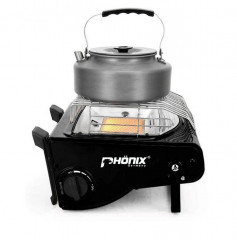 Phonix Germany Phonix Germany Gaskocher PH-100, (2 in 1 Heizung  Kocher, Gasheizung Keramik), Keramik Gasstrahler 1,7 KW Heizstrahler;+ 8 Kartuschen  Газовая плита Phonix Germany PH-100, (конфорка 2 в 1, газовая плита керамическая), керамическая газовая п