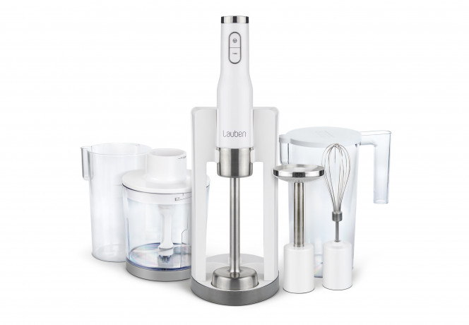 Lauben Lauben Stabmixer 800WT, 800 W, mit verschiedenen Mixaufsatzen  Ручной блендер Lauben 800WT, 800 Вт, с различными насадками для смешивания