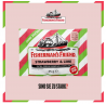 Fisherman's Friend Strawberry Lime 24st x 25g, Клубника и Лайм, без сахара, 24 шт x 25 г, леденцы для горла, освежающие и успокаивающие