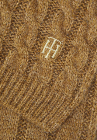 Tommy Hilfiger TIMELESS SCARF CABLE Scarf countryside khaki TIMELESS SCARF CABLE Шарф загородный хаки