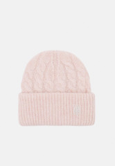 Tommy Hilfiger TIMELESS CABLE BEANIE Beanie sepia pink TIMELESS CABLE BEANIE Beanie сепия розовый