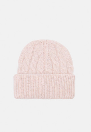 Tommy Hilfiger TIMELESS CABLE BEANIE Beanie sepia pink TIMELESS CABLE BEANIE Beanie сепия розовый