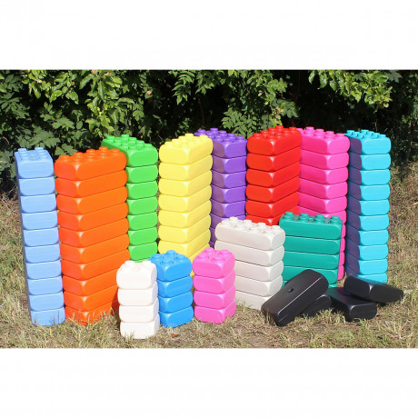 Esda Гигантские строительные блоки XXL-Funblocks Jumbo-Set, 106 шт, набор конструктор для детей, развивающие игрушки, Германия