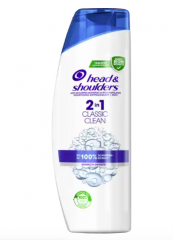 head &amp; shoulders Anti Schuppen Shampoo 2in1 Classic Clean  Шампунь и Кондионер 2 в 1 для Ухода за Волосами , 400 мл