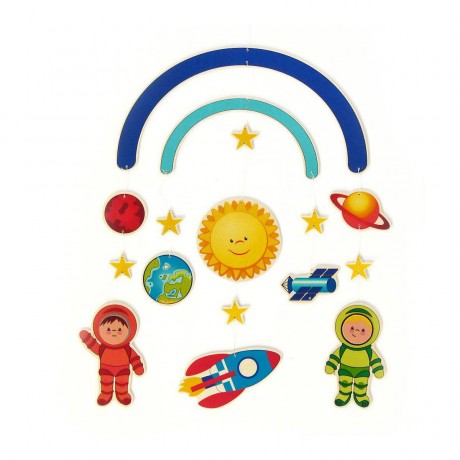 HESS Holzdekoration Mobile Weltall Деревянное украшение Мобильная Вселенная