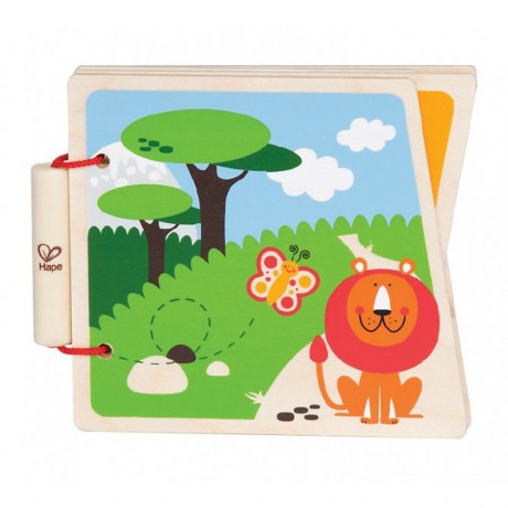 HAPE Babybuch „Im Zoo“ Детская книжка "В зоопарке"