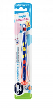 Dontodent  Zahnbürste Kids Kinder weich, 3 bis 6 Jahre, Мягкая зубная щетка для первых зубов от 3 до 6 лет, 1 шт