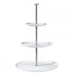 ASA SELECTION ASA A Table Weiss Etagere dreistufig d: 30 cm / h: 49 cm ASA A Table White etagere три яруса d: 30 см / высота: 49 см